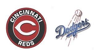 Reds @ Dodgers. Game 2 of 4. MLB the show 24.