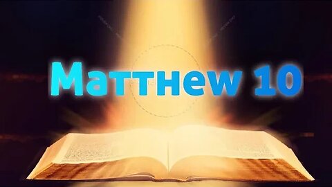 Matthew 10 | NIV Bible Reading #biblereading #biblestudy #jesuschrist #christianity #video