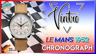 New German Microbrand! | Vintro Le Mans 1952 Automatic Chronograph Unbox & Review