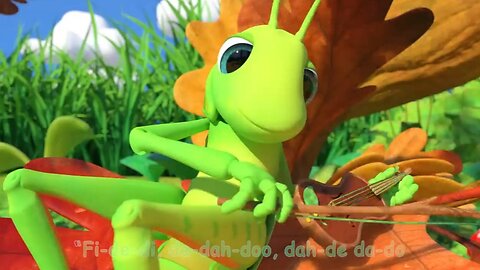 The Ant and the Grasshopper _ CoComelon Nursery Rhymes _ Kids Songs
