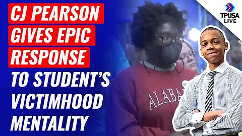 CJ Pearson Gives Epic Response To Student’s Victimhood Mentality
