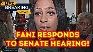 🚨LIVE BREAKING NEWS🚨Fani RESPONDS to GA Senate Hearing! Fani Willis Hearing Update