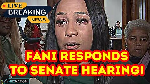 🚨LIVE BREAKING NEWS🚨Fani RESPONDS to GA Senate Hearing! Fani Willis Hearing Update