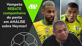 "O Neymar NÃO PRECISA disso!" Vampeta REBATE tese POLÊMICA de companheiro do penta!