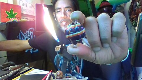 GLASSBLOWING / LAMPWORKING - How I Make Glass Hot Air Balloon Necklaces!