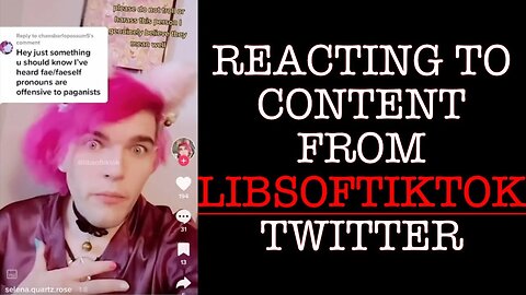 REACTING TO CONTENT FROM LIBSOFTIKTOK TWITTER EP. 4