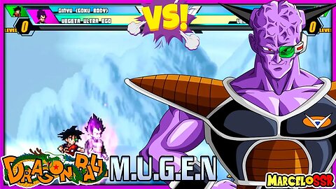 Captain Ginyu Goku & Vegeta Ultra Ego Vs. Freeza & Majin Vegeta SSJ2 - Dragon Ball M.U.G.E.N