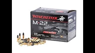 Velocity test: Winchester M-22 22LR 8.5" Barrel