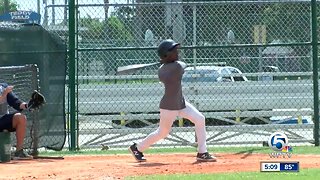 Kids in Delray Beach learn baseball from police officers