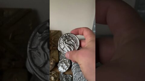 🔥Amazing Metal Casting Results😱🔥 #zinc #zinccoins #stack #metalcasting #metals #art #asmr