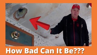 Mobile Home Ceiling Water Damage