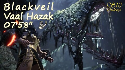 Blackveil Vaal Hazak (07'58'') | Insect Glaive | Monster Hunter World: Iceborne | "Sub 10 Challenge"