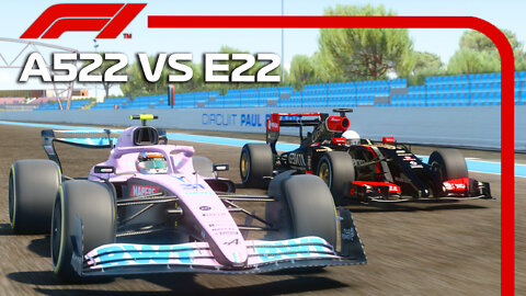 F1 2022 (A522) vs F1 2014 (E22) | Paul Ricard Circuit | Assetto Corsa