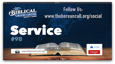 Get Biblical Understanding #98 - Service