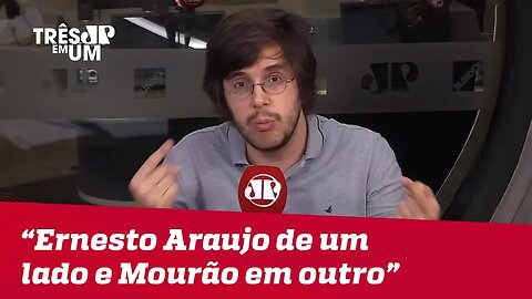Joel Pinheiro: "Ernesto Araújo para um lado e Mourão para outro"