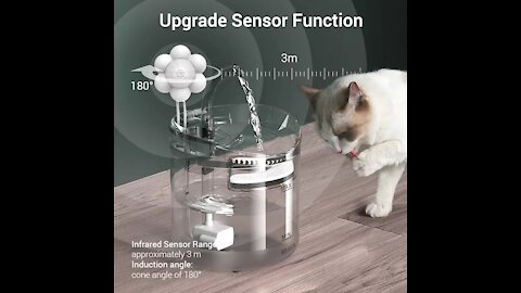 Automatic Sensor Drinker For Cats Feeder Pet Water Dispenser Auto Drinking Fountain For Cats