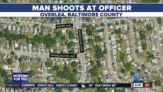Man arrested for firing gunshots at Baltimore County officer