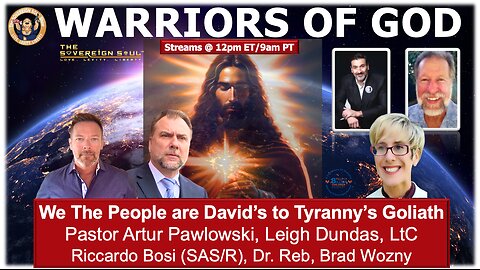 WARRIORS OF GOD Roundtable: Pastor Artur Pawlowski, Leigh Dundas, Riccardo Bosi, Dr. Reb, Brad Wozny