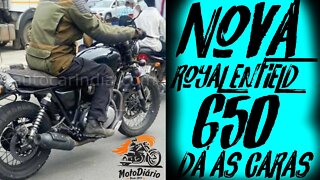 NOVA Royal ENFIELD 650cc SCRAMBLER dá as CARAS