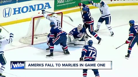 Amerks fall to Marlies 4-1 in first game of Calder Cup Playoffs