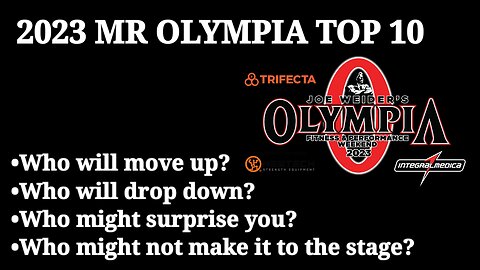 TOP 10 2023 MR OLYMPIA