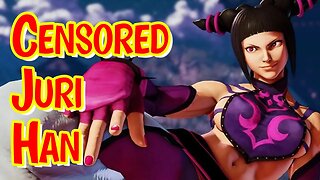 Street Fighter V Censored Juri Han Because of....... Reasons #jurihan #streetfighter #gaming