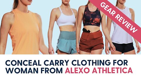 Conceal carry clothing for woman from Alexo Athletica
