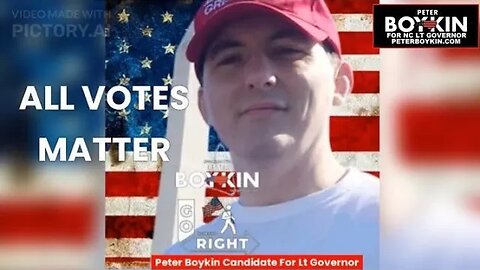 ALL VOTES MATTER Rallies For NC Starting in September Peter Boykin For NC Lt Governor 2024