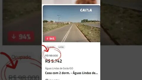 imóvel com 94% de desconto em Goiás