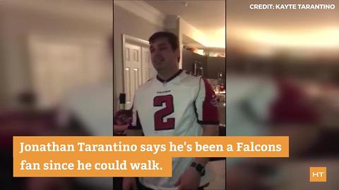 Atlanta Falcon fan cries after big win against Green Bay Packers | Hot Topics