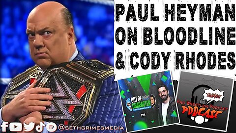 Paul Heyman on Bloodline and Cody Rhodes | Clip from Pro Wrestling Podcast Podcast #wrestlemania39
