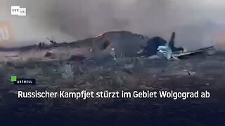 Russischer Kampfjet stürzt im Gebiet Wolgograd ab