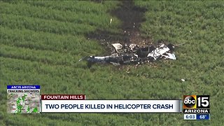 Two people killed in helicopter crash near Fountain Hills