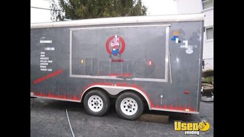 Inspected and Approved 2008 - 16' Mobile Barbecue Food Trailer for Sale in Pennsylvania