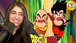 GOKU AND KRILLIN FIGHT TOGETHER!! DRAGON BALL Episode 51 REACTION | DB