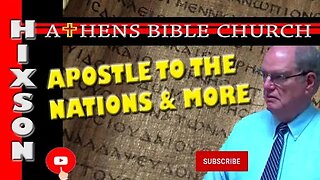 Message To Principalities and Powers in Heavenly Places | Ephesians 3:1-13 | Athens Bible Church