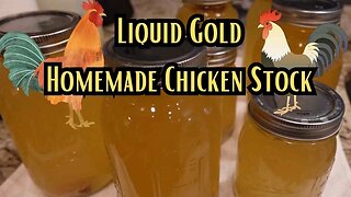 Making & Canning Homemade Chicken Stock!"