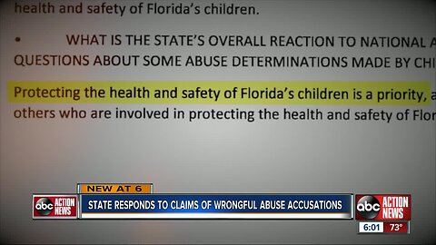 State responds to I-Team investigation that found Fla. parents wrongly accused of child abuse