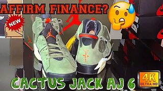 $750! StockX Financing?: Air Jordan 6 TRAVIS SCOTT “CACTUS JACK” Using AFFIRM? (4K)