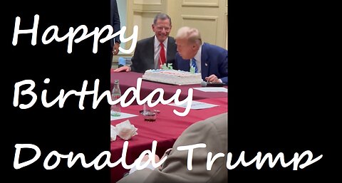 GOP Senators wish President Trump a Happy Early Birthday! 🎂
