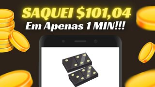 [SAQUE EM 1 MIN] Aplicativo Pagando $101,04 PAGA POR JOGADA SEM LIMITE Melhor App de Ganhar Dinheiro