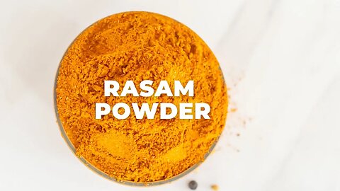 RASAM POWDER l HOMEMADE RASAM PODI - Flavours Treat