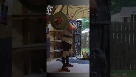 140 kg / 308 lb - Clean + 2 Front Squats + Jerk - Weightlifting Training