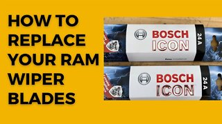 How To Replace Your Ram’s Wiper Blades