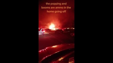 Video of Middleton House fire with explosions