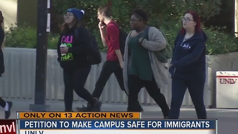 Hundreds sign petition to make UNLV safe space for undocumented immigrants