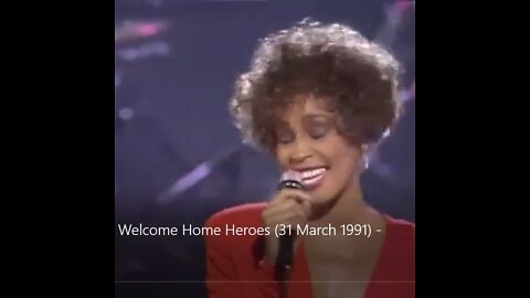 Whitney Houston - Welcome Home Heroes