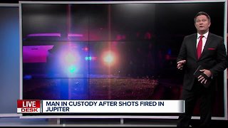 Shots fired in Jupiter community, one person in custody