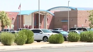 Las Vegas middle school placed on lockdown on first day