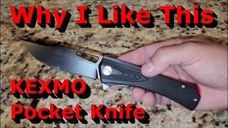Why I Like This KEXMO Tactical Pocket Knife - Test & Review